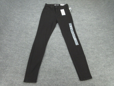Old Navy Jeans Womens 0 Black Rockstar Sculpt 24/7 Super Skinny Pants Denim NEW
