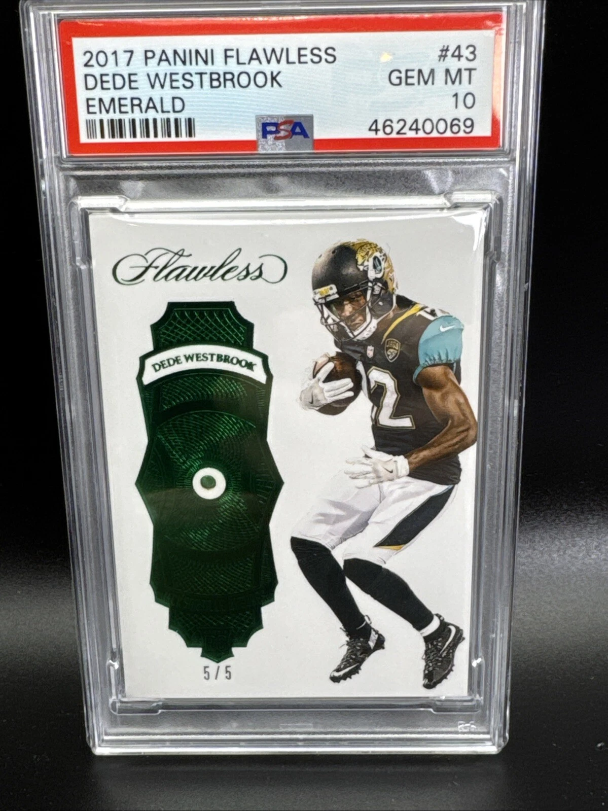 Dede Westbrook Panini Flawless #43 Emerald