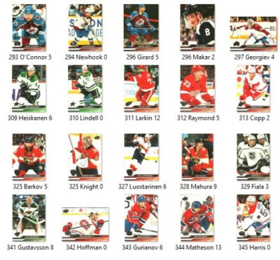 2023-24 Upper Deck Base Singles #251-450 - Pick your card
