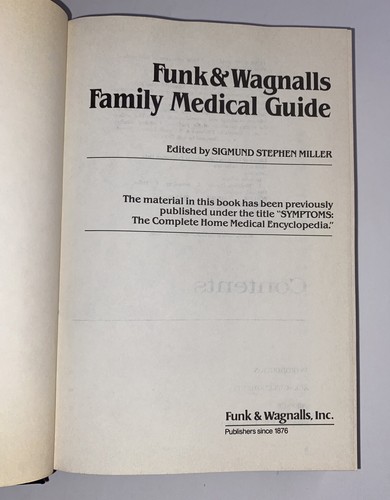 Funk & Wagnalls Family Medical Guide (1983) HC - Picture 4 of 12