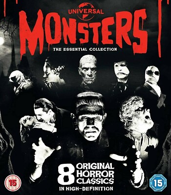 Universal Classic Monsters:Essential Collection Blu-ray,8 Horror