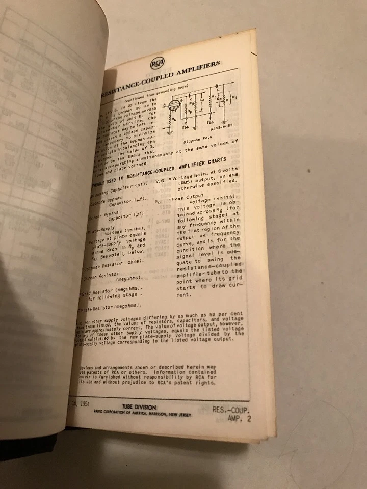 RCA Handbook HB-3 Vol 5 6 Receiving Tube Part 2 Commercial Engineering 1933-55 - Image 4 of 4