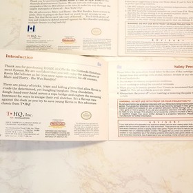 Set of 2 NES Manuals Home Alone 1 + 2 | Nintendo Game Instruction Booklets