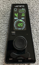 UETETO Electronic Digital Metronome W/ Timer Vocal Counting Piano Guitar Drum