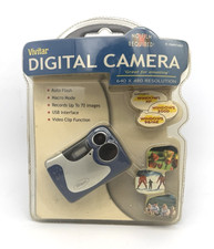 Vintage 2001 Vivitar Digital Camera ViviCam 10 New Sealed Blue 6004