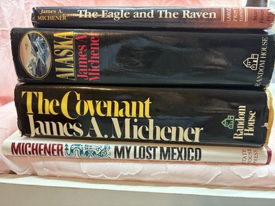 #ad James A. MichenerLot Of 4: Alaska The Covenant Eagle amp; Raven amp;my Lost Mexico $25.00