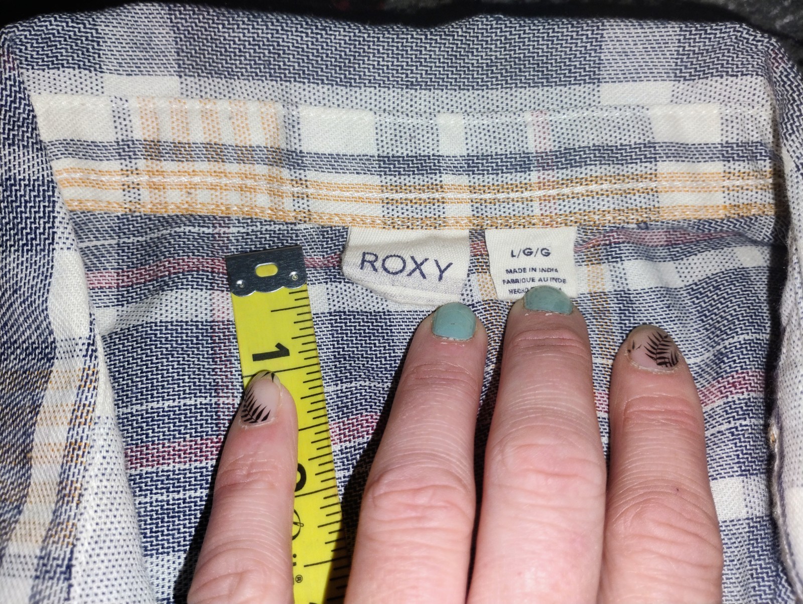 Roxy Multicolor Button Down Woman's Long sleeve S… - image 2