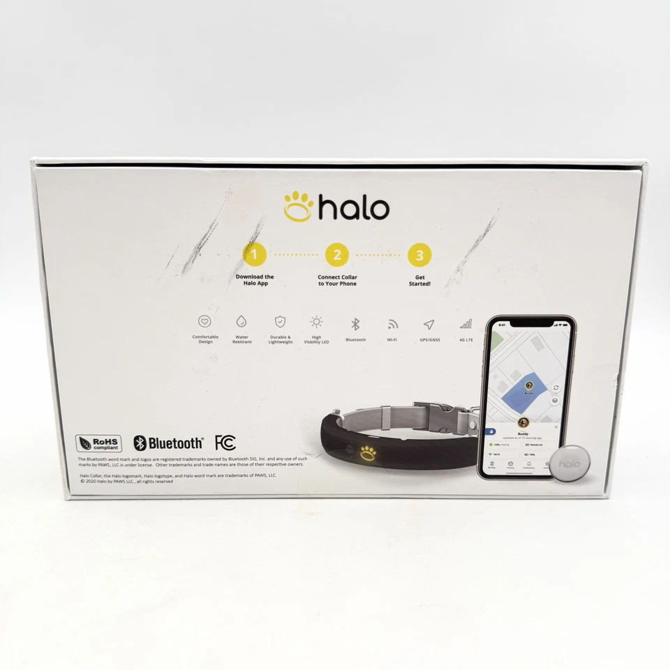 Cerca inalámbrica para perros Halo 2+ con Cesar Millan con collar GPS - Talla S - Nueva Foto 2 de 4