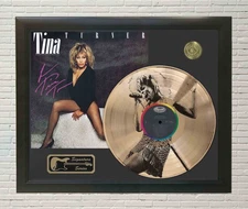 Tina Turner Tiny Dancer Framed Laser Etched Picture LP Display