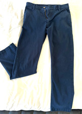 RVCA Pants Navy Blue Week-End Stretch Chino Regular Fit Skate Casual Size 29