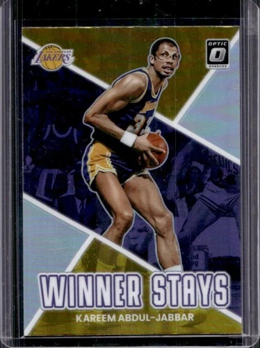 2022-23 Panini Donruss Optic Kareem Abdul-Jabbar Winner Stays Holo #17 Lakers