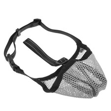 Fabric Dog Muzzle Breathable Muzzles Anti Scavenging Grooming Mask