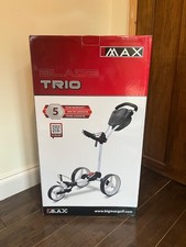 BIG MAX Blade Trio Golf Trolley – Phantom Black – Brand New, Unused – Free P&P