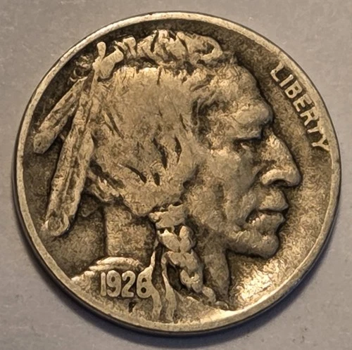 Nicer low mintage 1926 D Buffalo Head Nickel