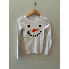 Gymboree Snowman Pajama Set Girls Size 14 Worn Once EUC