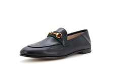 NEW Gucci Brixton Loafers Horsebit. Black with Web. In Original Box Size EU 6