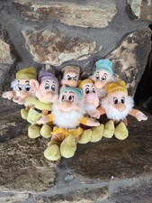 Disney The Seven Dwarfs From Snow White 8" Plush Stuffed Toy Collectible Decor