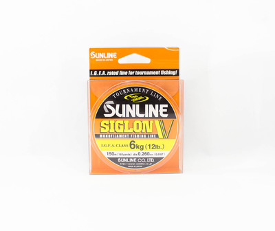 Sunline Monofilament Line Siglon V 150m 12lb Diameter 0.260mm (0475)