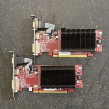 Lot of 2 VisionTek Radeon HD 5450 1GB GDDR3 PCIe 2.1 Graphics Card- VT-401478