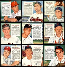 1955 Red Man Near Complete Set - NO Tabs 3.5 - VG+ 3520984 (35 / 50 cards)