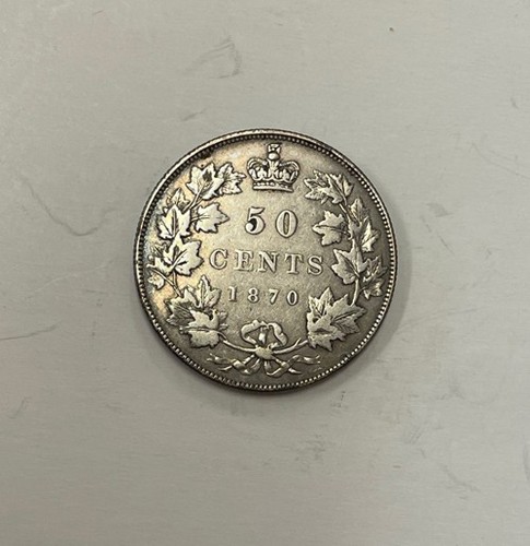 Canada - 1870 Silver 50 Cents - Popular