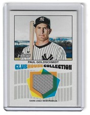 2026 Topps Heritage Clubhouse Collection Relics - Goldschmidt - Yankees #CCR-PG