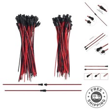 Compact 30 Pair 2 Pin JST Connectors - 15CM Wires for Easy Installation on LEDs