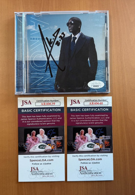 Akon Signed Autographed Freedom CD Booklet and Disc JSA COA Authentication