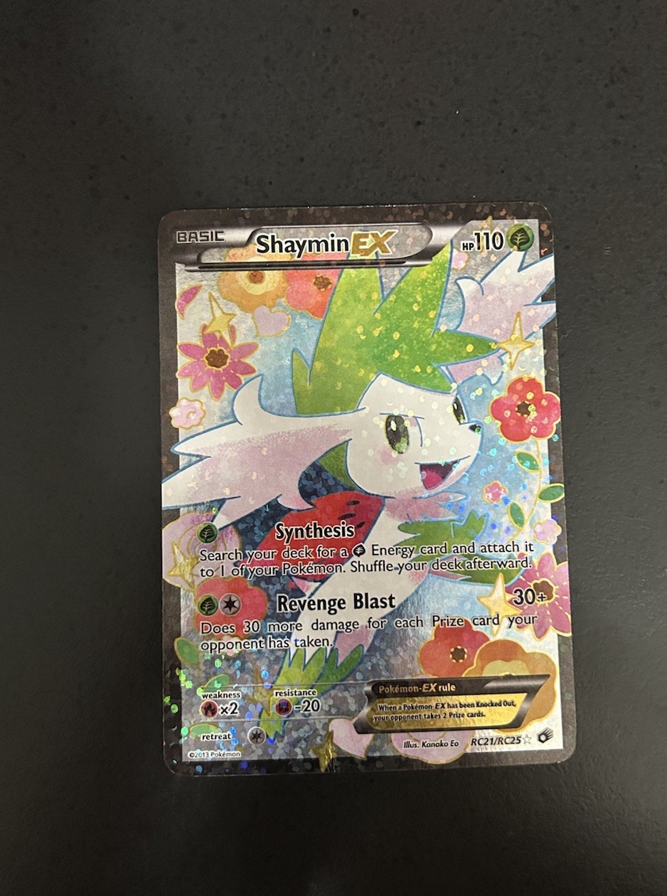Shaymin EX Full Art Ultra Rare 106/108 Roaring Skies Holo Pokémon TCG Card