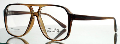 BLUE RIBBON by Marchon BR32 Grey Fade Mens Aviator Eyeglasses 56-14-145 B:47