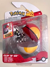 NIB Pokemon Clip n Go Blitzle Figurine + Fast Ball Action Figure Toy