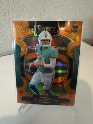 2025 Panini Select - Concourse Quinn Ewers #82 Orange Prizm /49 (RC)