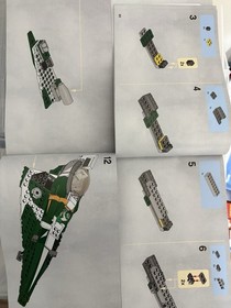 LEGO Star Wars 9498: Saesee Tiin's Jedi Starfighter Instruction Books Only