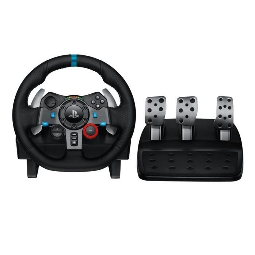 Logitech G Noir Logitech G29 Driving Force Volant De Course - Compatible Ps5 - Ps4 Et Pc - Neuf - Image 3