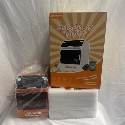 New Kidoodle Minibox A1 3D Printer For Kids - Upgrade Kit, W Extras