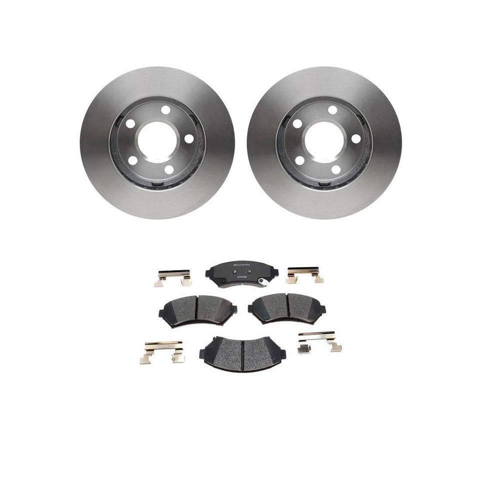 Kit de rotores de freno delanteros pastillas de freno de cerámica para Pontiac Grand Prix 1997-2003 Foto 2 de 4