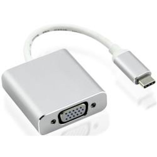 Usb type-c - vga m/f argento - Immagine 2