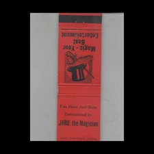 Matchbook Cover Jaru, The Magician