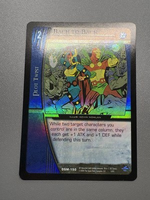 2004 Marvel VS System Unlimited Back To Back DSM-150 Holo