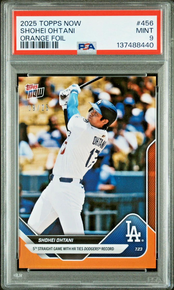 大谷翔平 2025MLB Topps Now #456 PSA10 OHTANI 2025 Topps Now - Shohei Ohtani #456 for sale | eBay