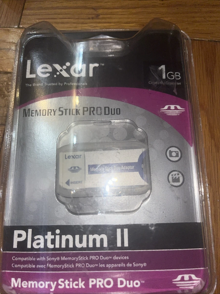 Lexar Memory Stick PRO Duo 1 GB Camera Memory Cards for sale | eBay