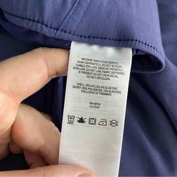 Columbia AK1074 Active Fit Omni-shield Skort Large Navy Blue thumbnail 6