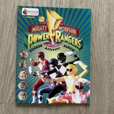 1994 Saban Mighty Morphin Power Ranger Sticker Activity Album Merlin Collections