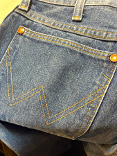Vintage Wrangler Men s Blue Denim Jeans Regular Fit Mid Rise Medium Wash es1467