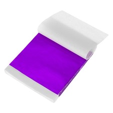 100 Pcs Gold Leaf Sheets 5.5" x 5.5" Foil Sheets for Crafts,Purple
