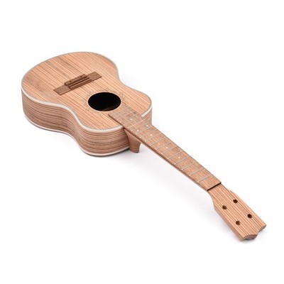 26 Inch Ukulele DIY Kit Tenor Ukelele 4 String Hawaii Guitar DIY Set Zebra ZSYA