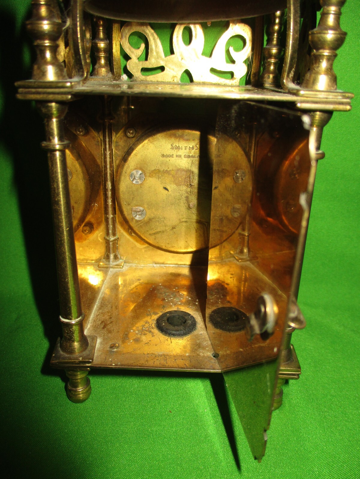 Antique Smiths Mechanical Brass Lantern Clock eBay