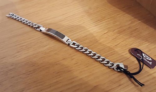Mens FOREVER YOUNG Inspiration Collection Designer Steel & Leather Bracelet BNiB - Picture 8 of 29