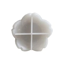 Silicone Tray Mold Flower Dish Resin Mold Epoxy Casting Art