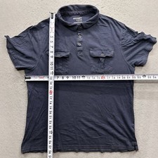 Old Navy Men's XL Navy Blue 2 Front Pocket S/S Polo Shirt